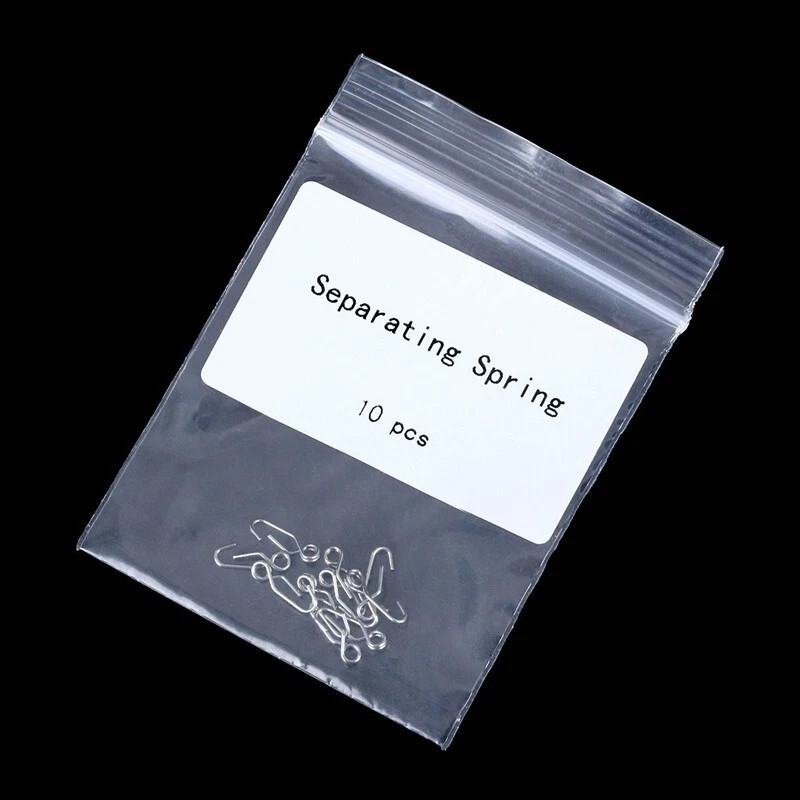 10 Pcs Dental Lab Orthodontic Separating Spring Self-Locking Separate Band 0.5mm