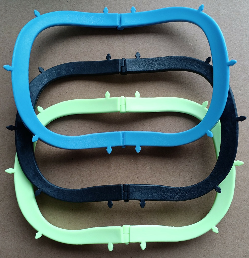 Dental Rubber Dam Frame Foldable Hager Style Sheets Holder for X-Ray Film 3Piece