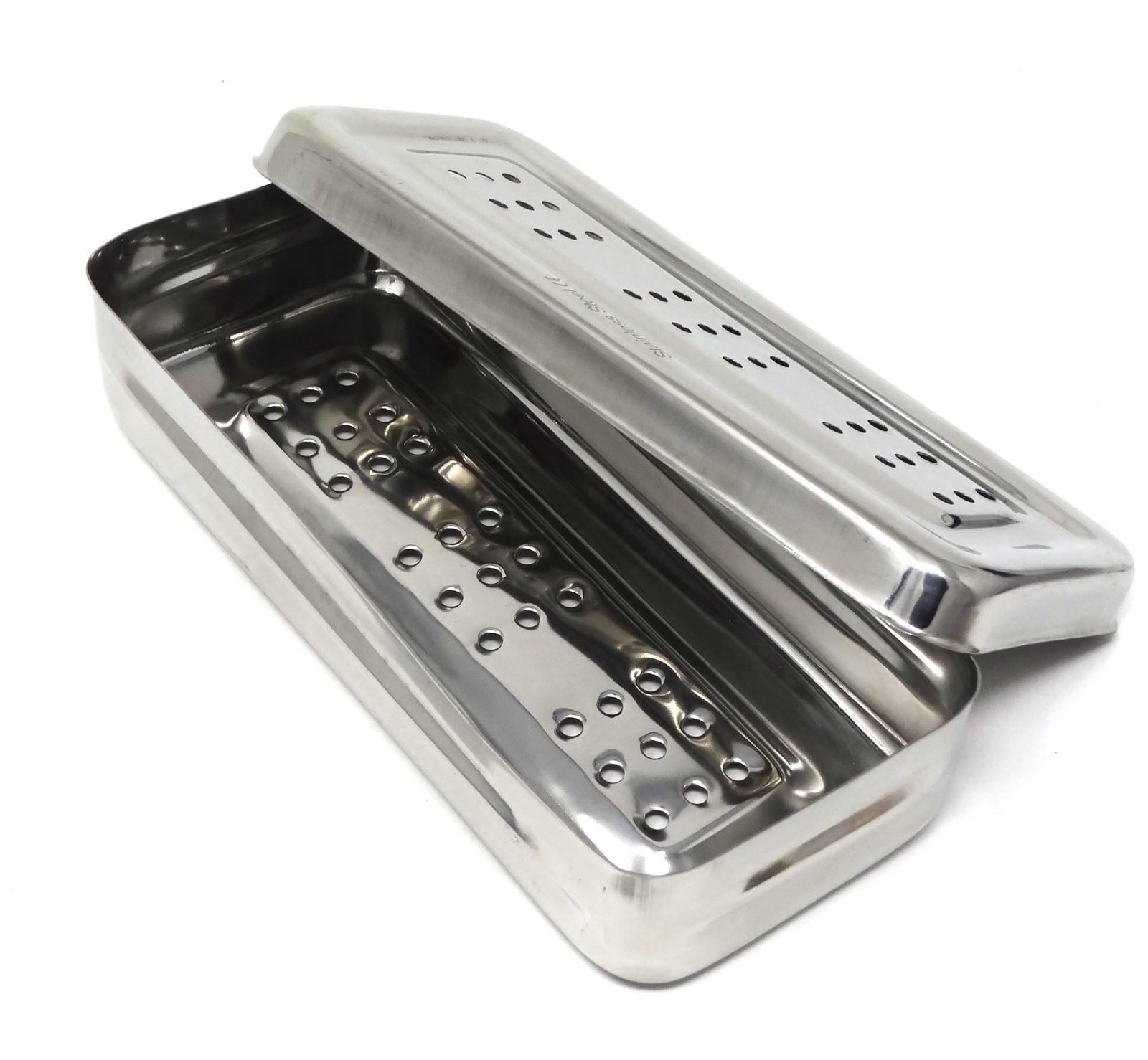 Surgical Dental Instruments Cassette Tray Sterilization Box Medical Perforated