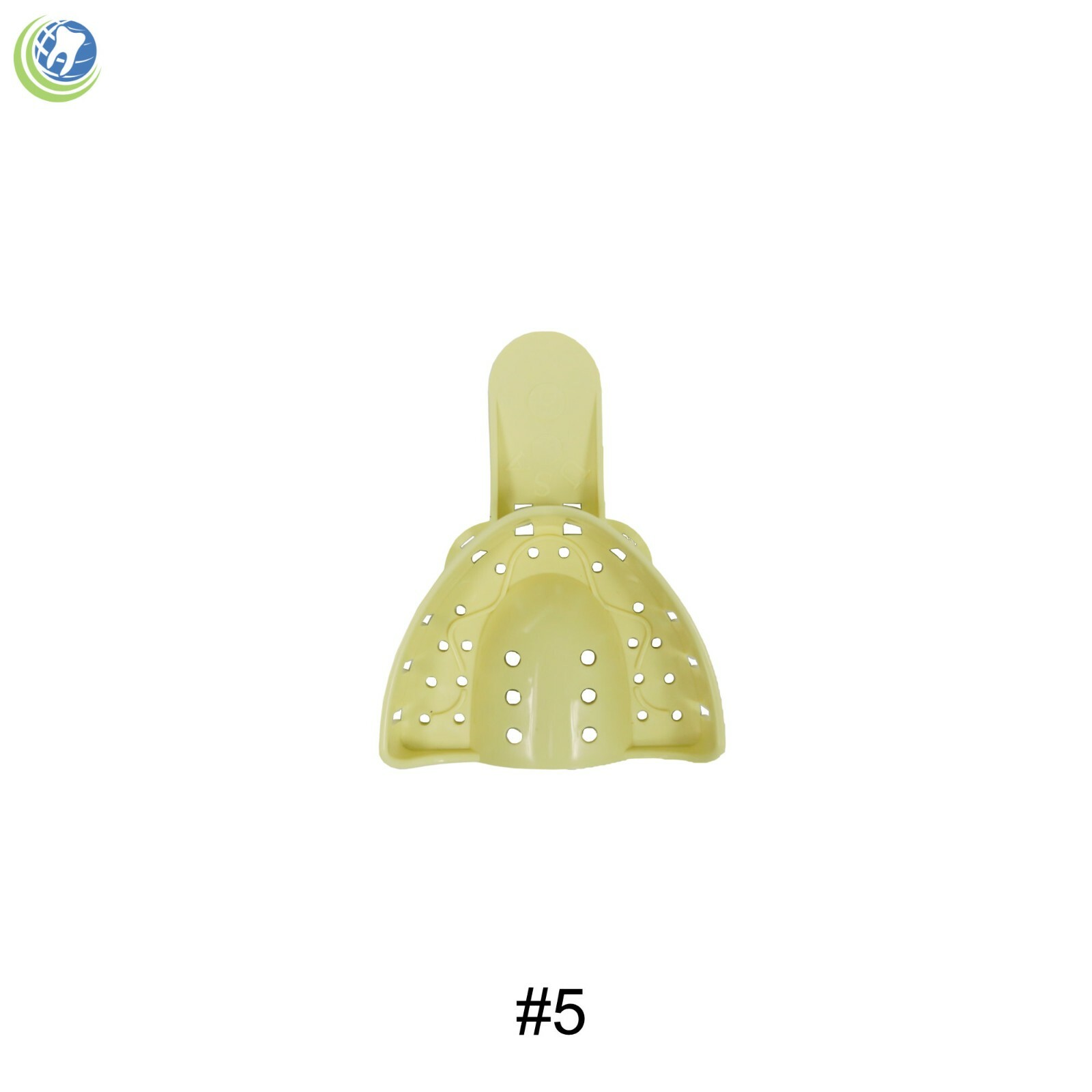 DENTAL PLASTIC AUTOCLAVABLE IMPRESSION TRAYS UPPER SMALL US #5 12/Bag