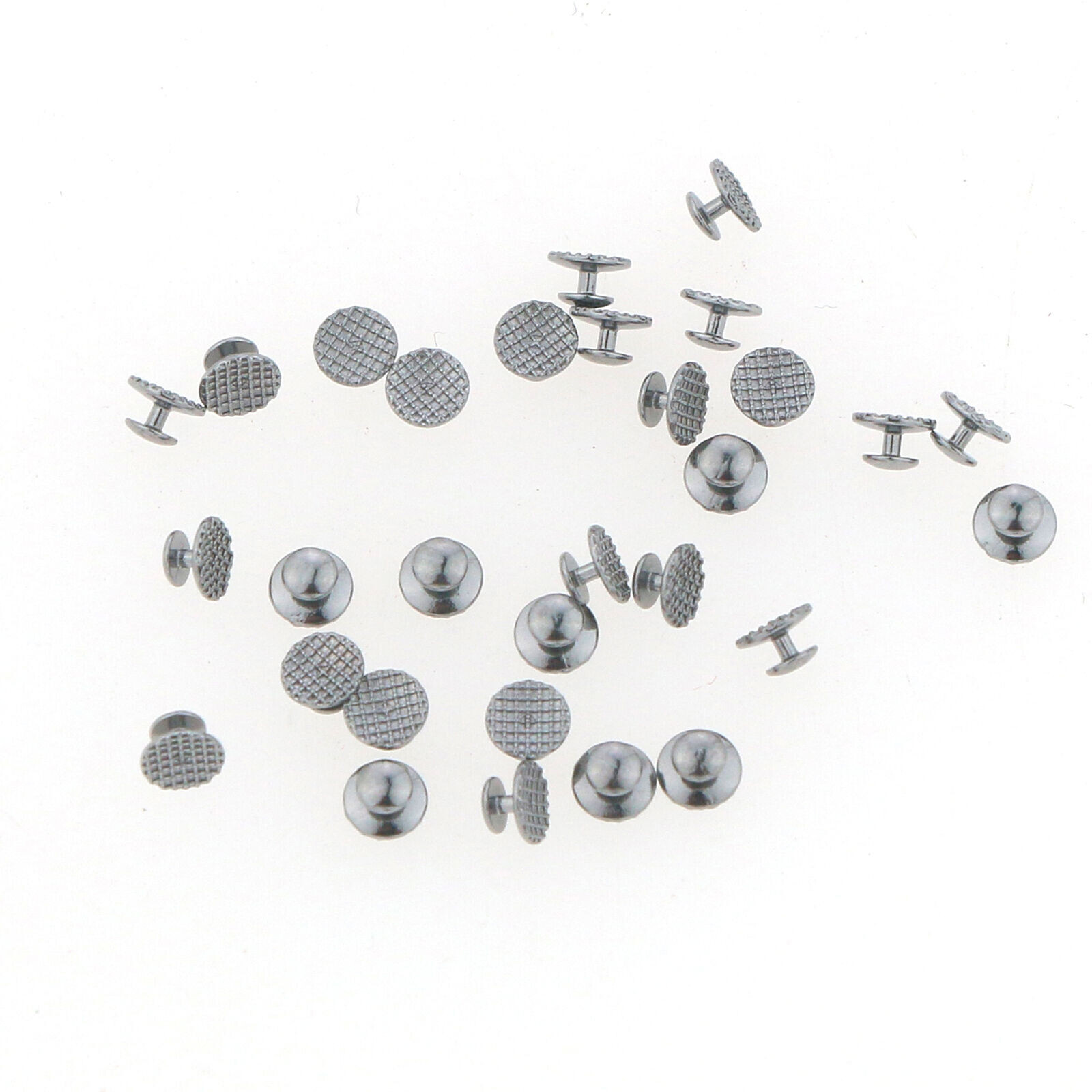 100Pc Dental Orthodontic Stainless Steel Bondable Round Mesh Base Lingual Button