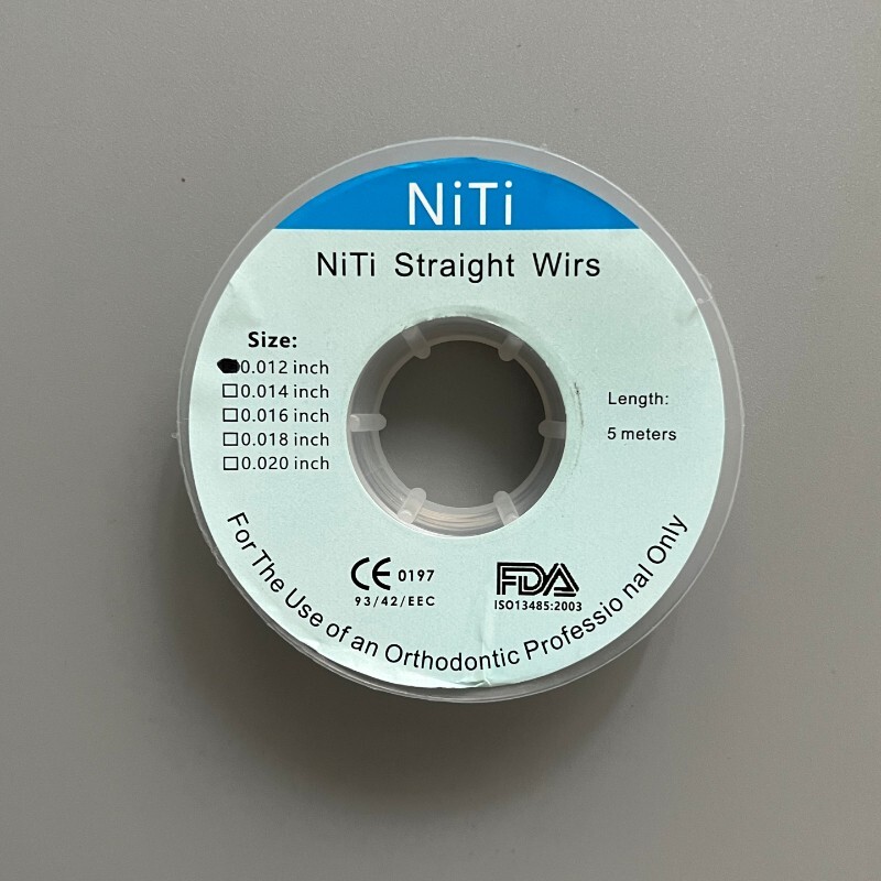 10 Rolls Dental Orthodontic Straight Niti Arch Wire 012/014/016/018/020inch