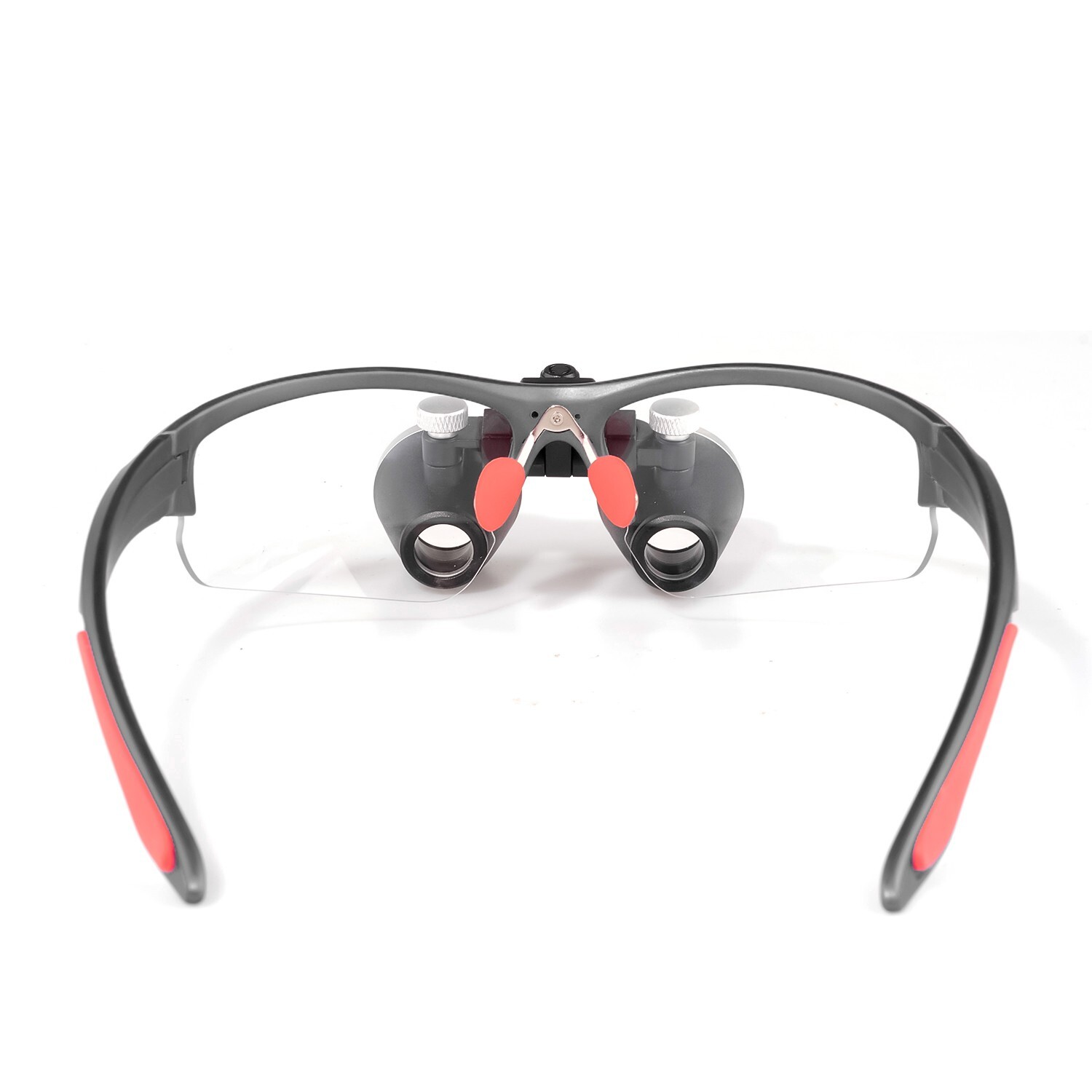 Dental Medical Binocular Loupes 3.5X-420mm Adjustable Magnifer Glasses Black US