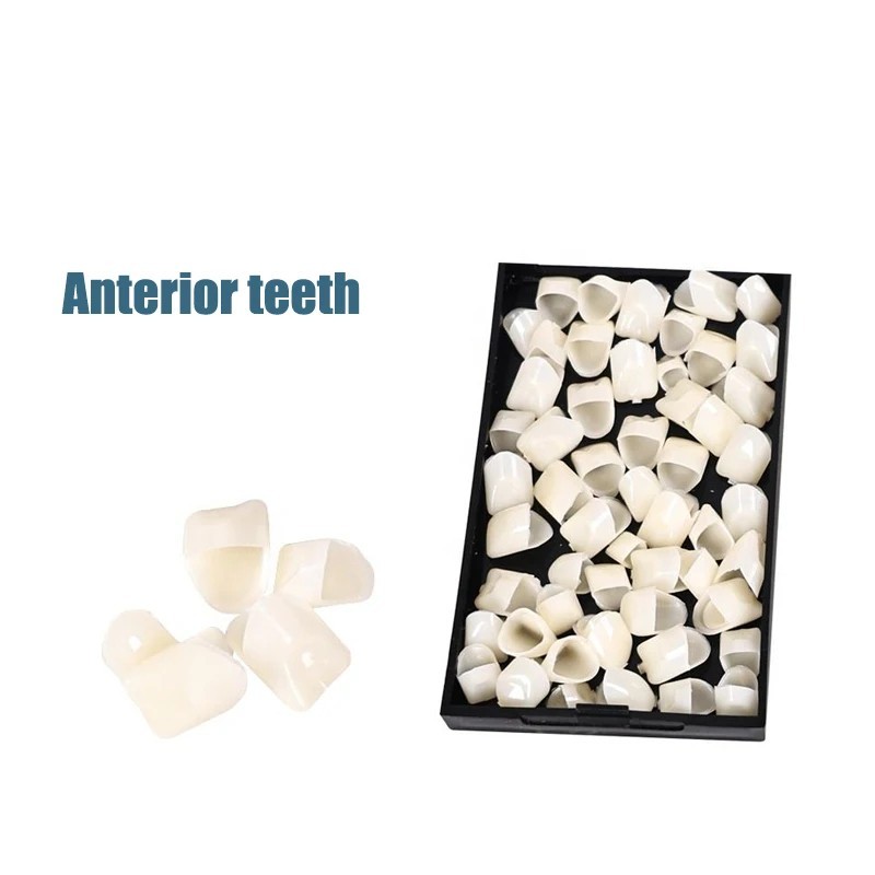 1 Box False Teeth Crown Repair Kit Dental Anterior Veneers Fake Tooth Cap Crown