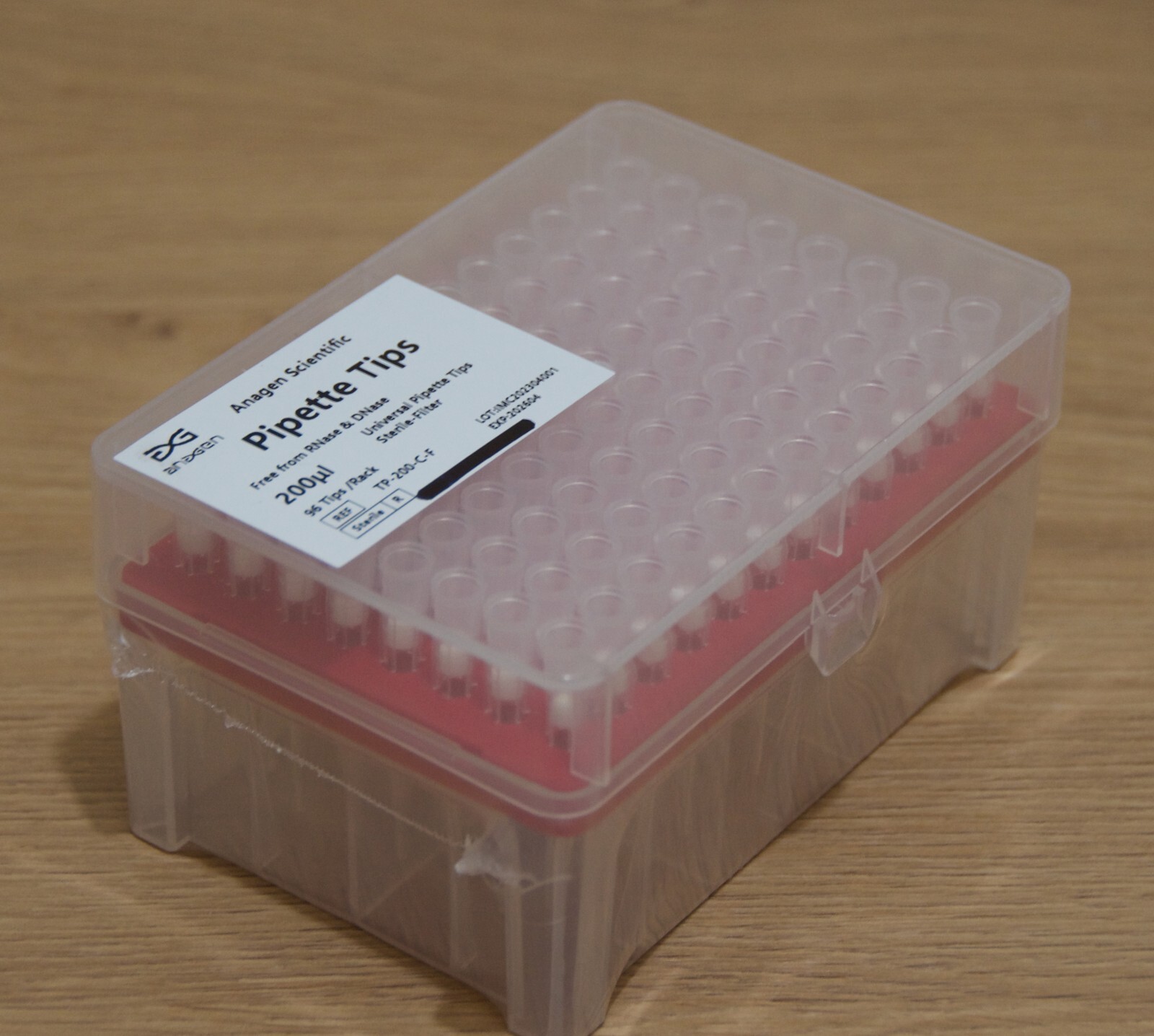 200uL Universal Filter Pipette Tips (960), Sterile, DNase/RNase free, 10 Racks