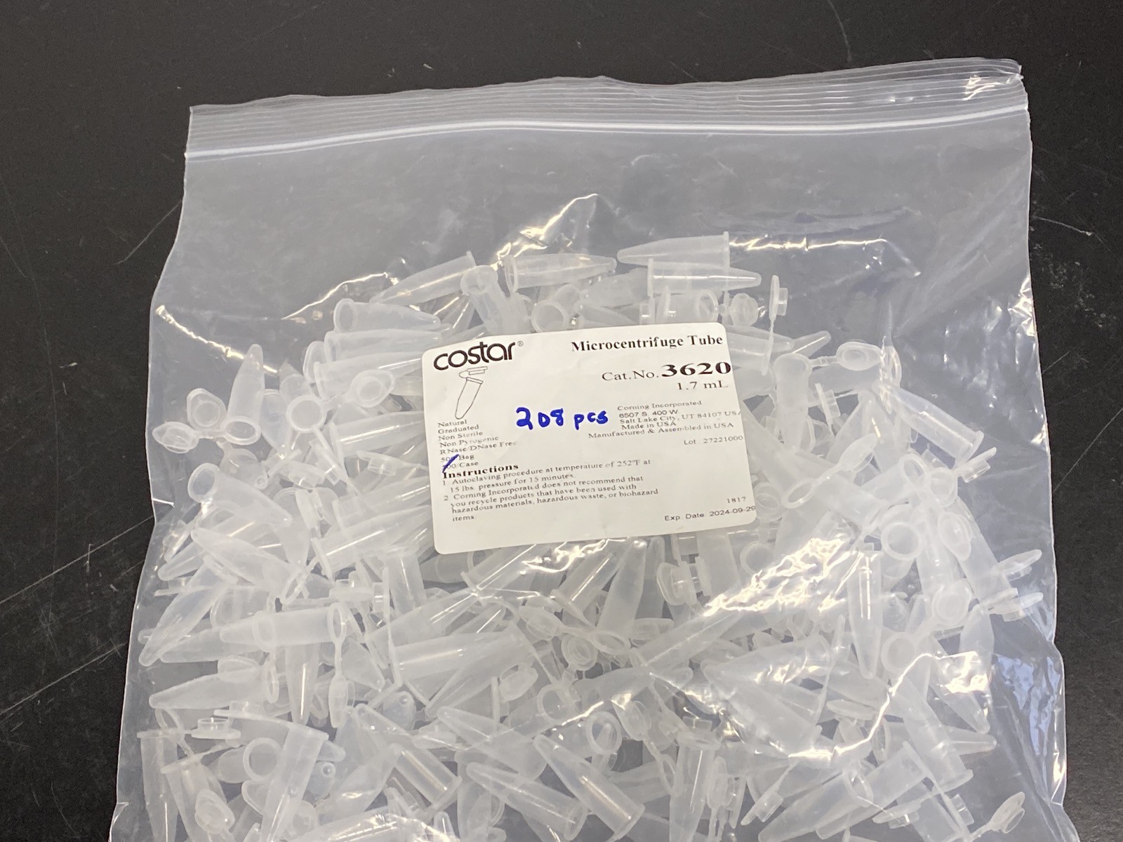 Mixed Lot Centrifuge Tubes w/ Snap Caps 0.25mL 0.5mL 1.5mL 1.7mL 2.0mL 5.0mL