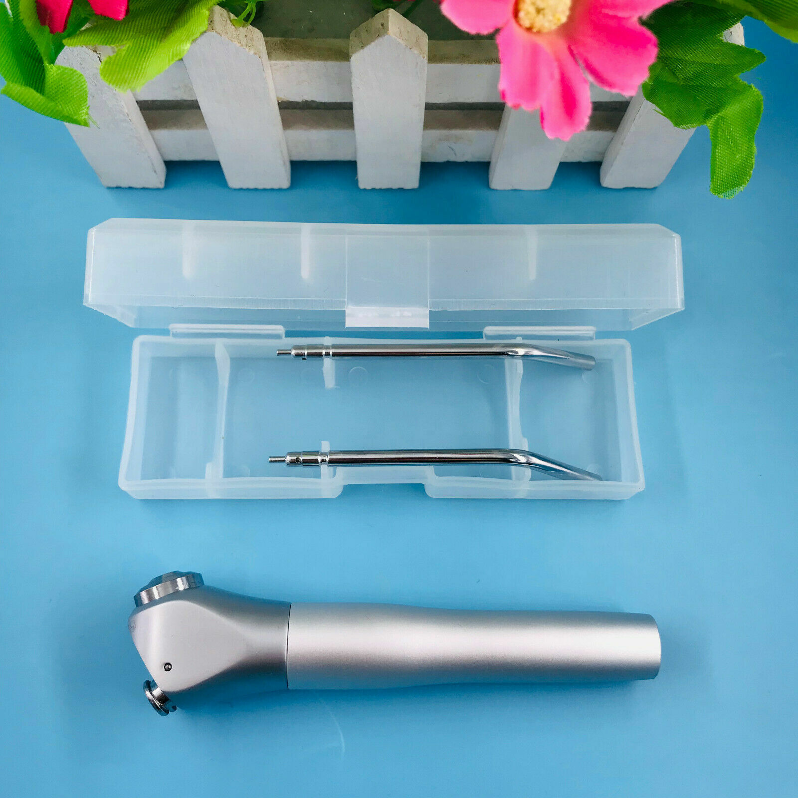Dentist Dental Air Water Spray Triple 3 Way Syringe Handpiece + 2 Nozzle Tip