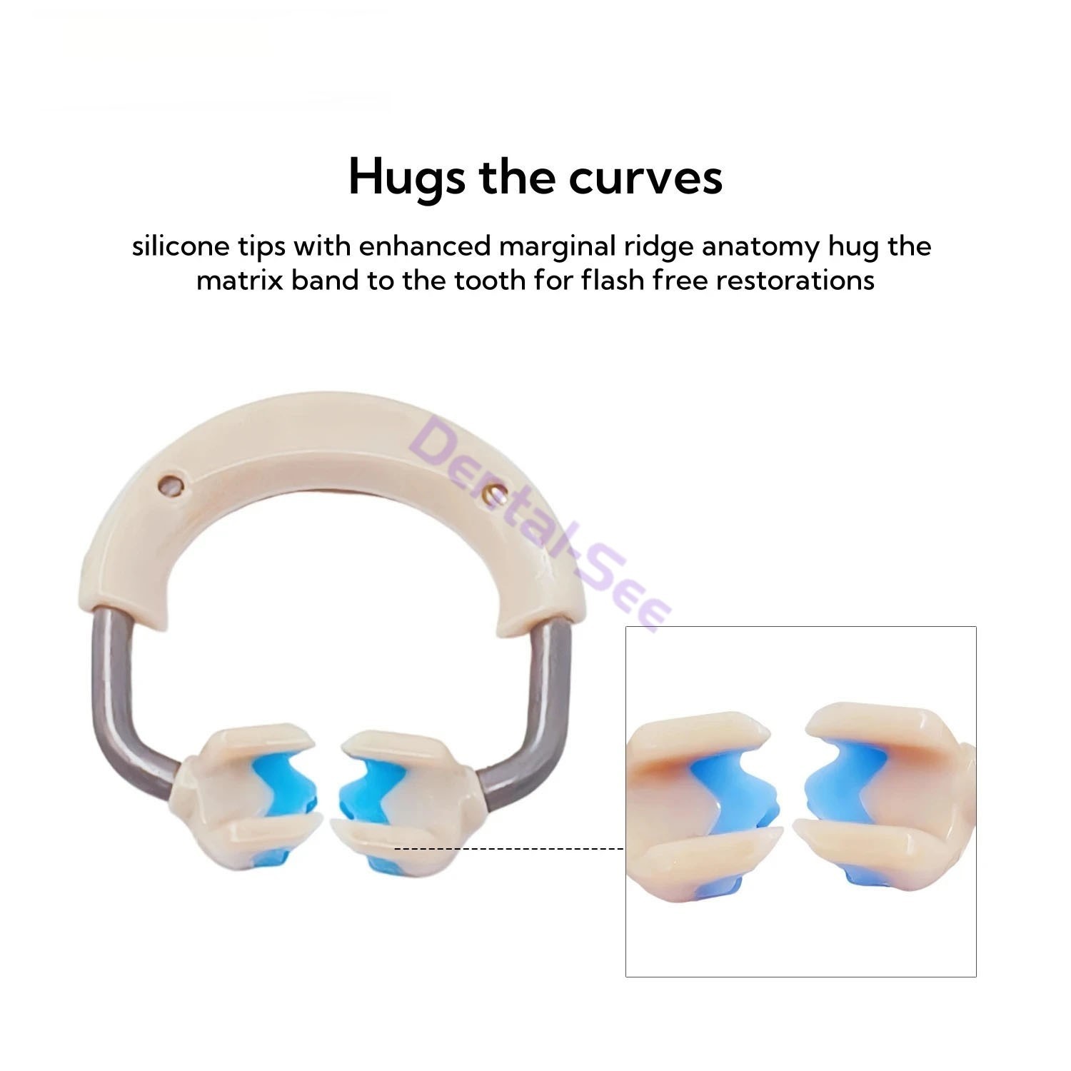 Dental Sectional Matrix System Bands Ring Clamp Clip 3D Separator Fit Garrison