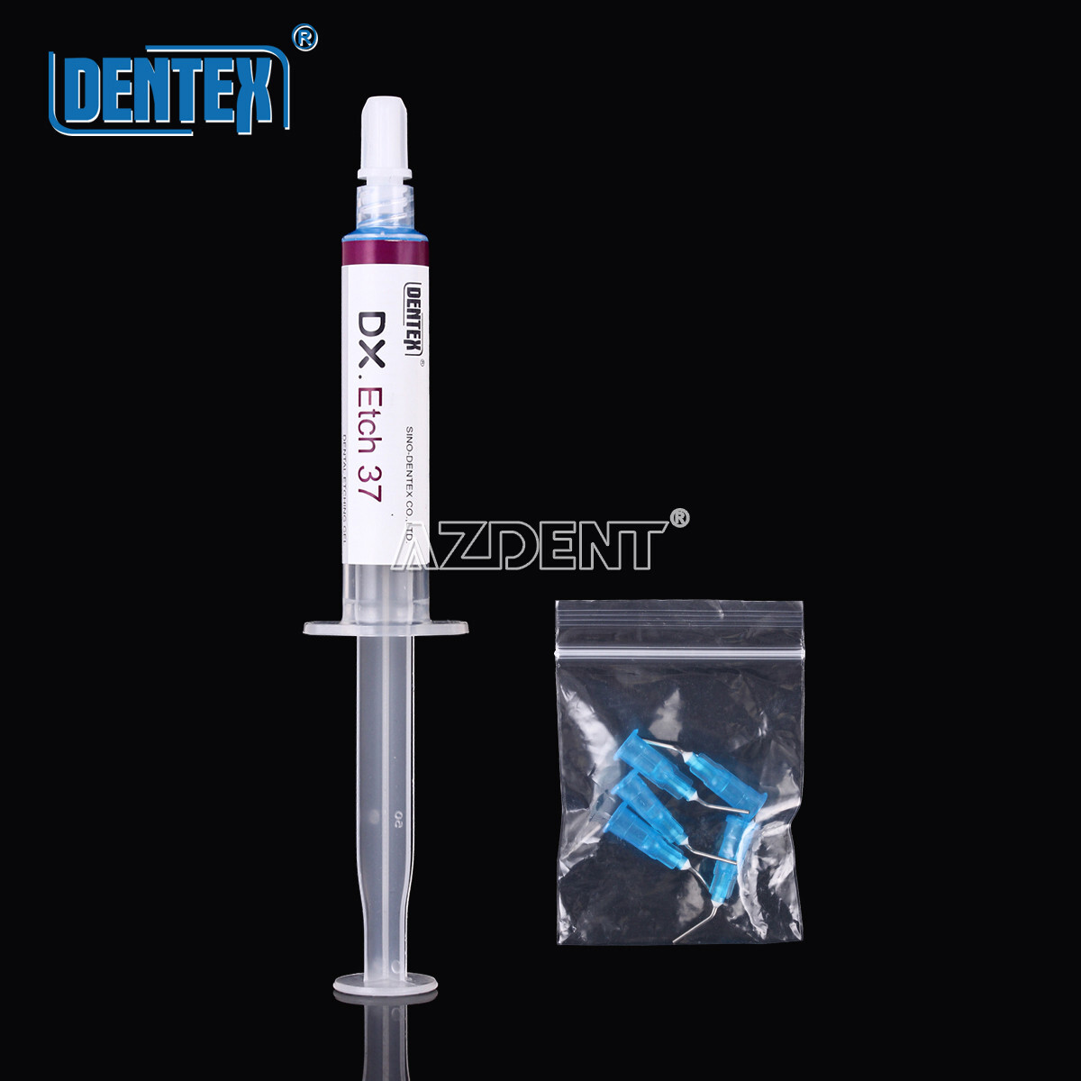 Dentex Dental Curing Light Acid Etching Gel 37% 5ml/Syringe