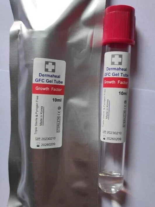 GFC Gel prp Tube, Growth factor Concentrate, 10ml Tube , Pack of 10 Pieces