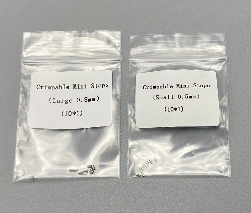 Dental Orthodontic Crimpable Hook Stop tube Mini Stops Bracket Stopper 0.5/0.8mm