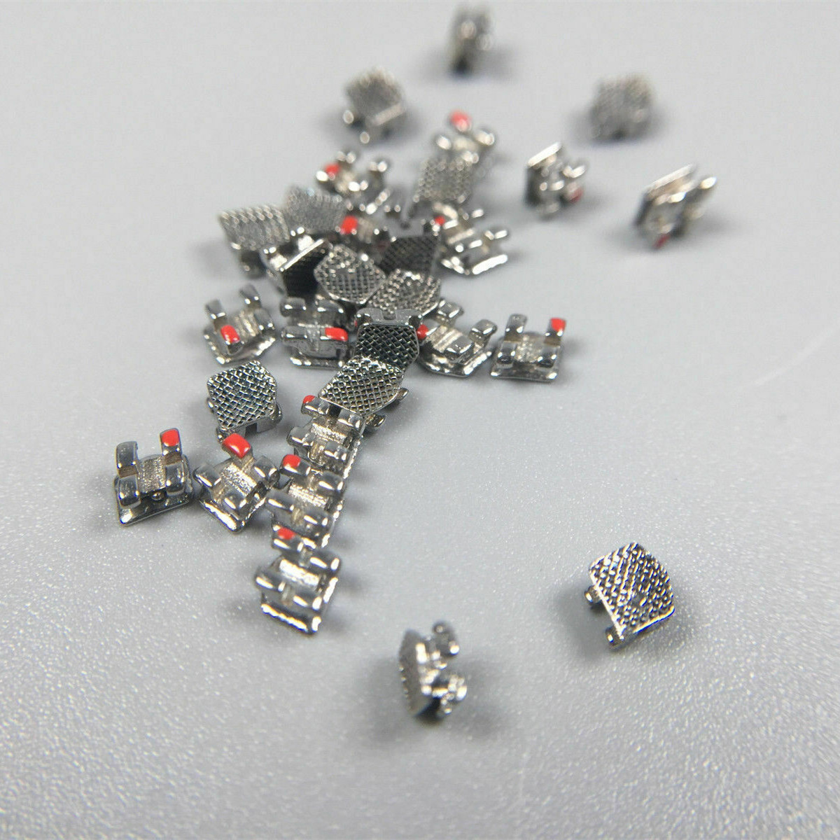 Dental Orthodontic Bracket Mini MBT 022 345 Hook Metal Brackets Bulk UL UR LL LR