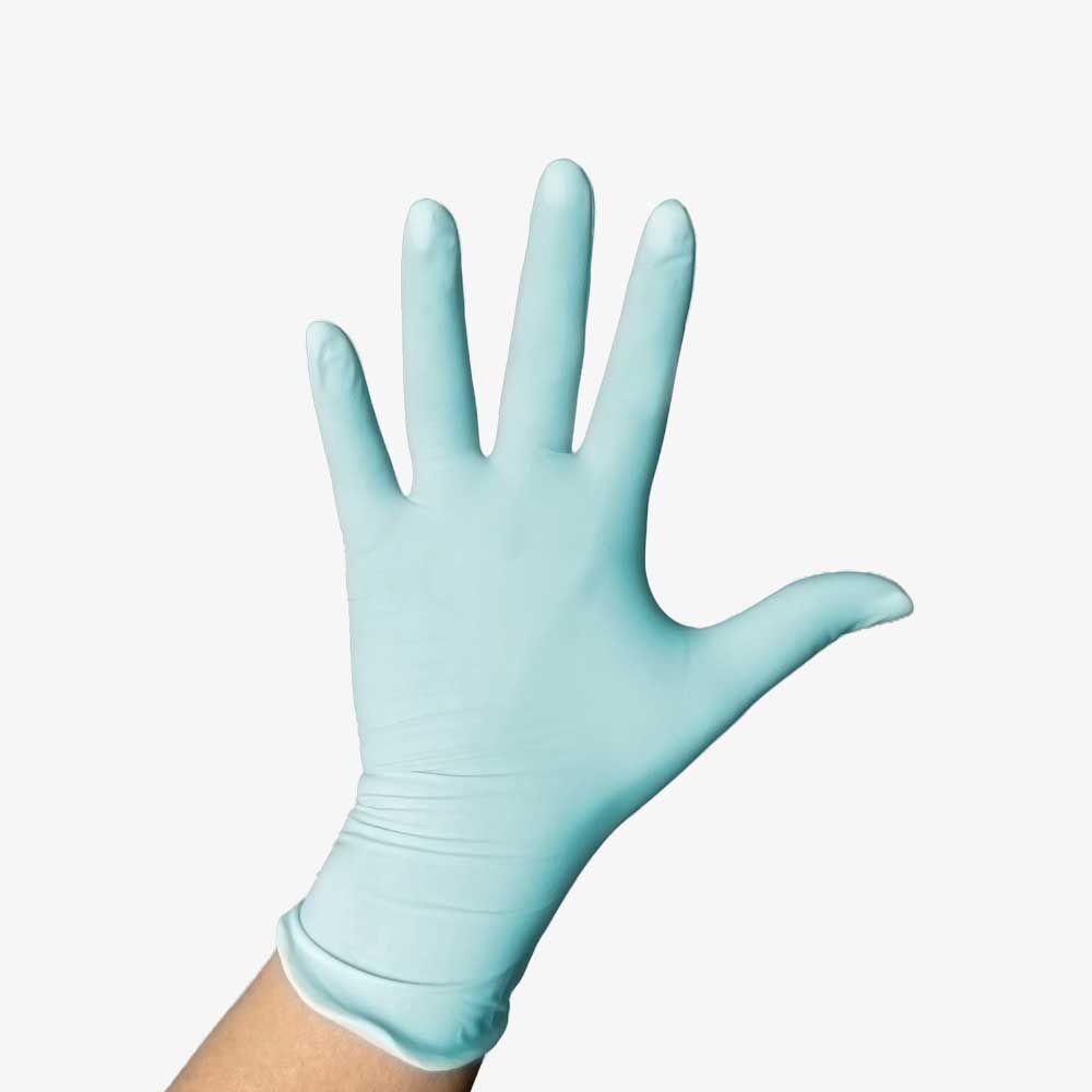 Perfect Touch Bubblegum Flavored Latex Gloves, Light Blue, Medium, 100/Bx