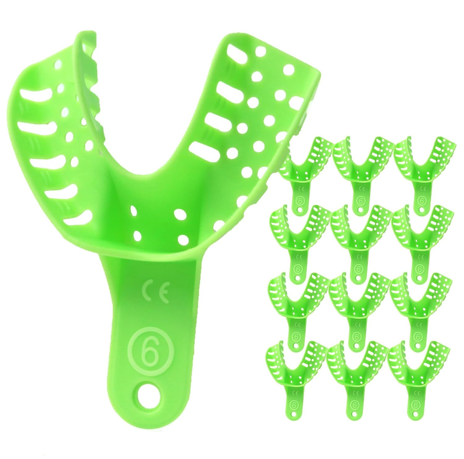 Dental Impression Trays Small Lower, Autoclavable Perforated