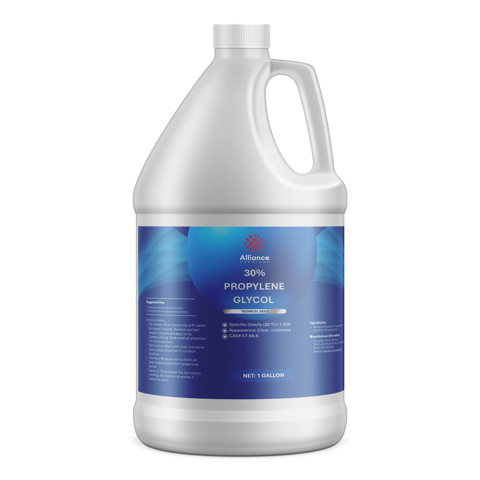 30% Propylene Glycol Technical Grade – 1 Gallon