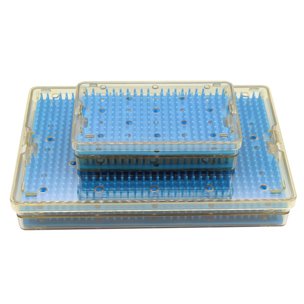 Two-ply Sterilization Case Disinfection Tray Box Opthalmic Surgical Instrument