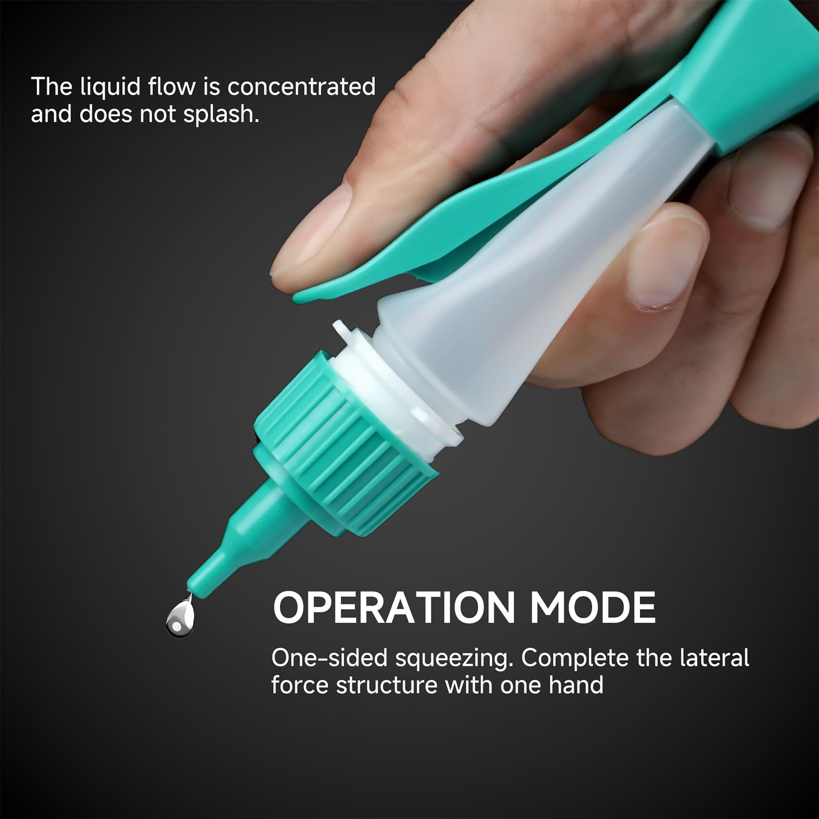 Plastic Squeeze Bottle, Esd Fluid Dispenser, Alcohol Bottle, Single-sided