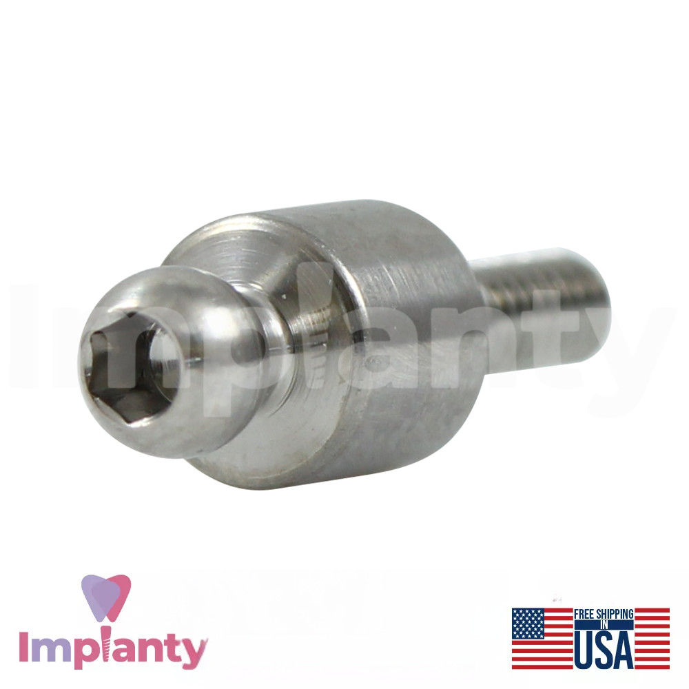 Slim Ball Attachment Abutment, Dental Titanium Internal Hex 2.0mm Platform