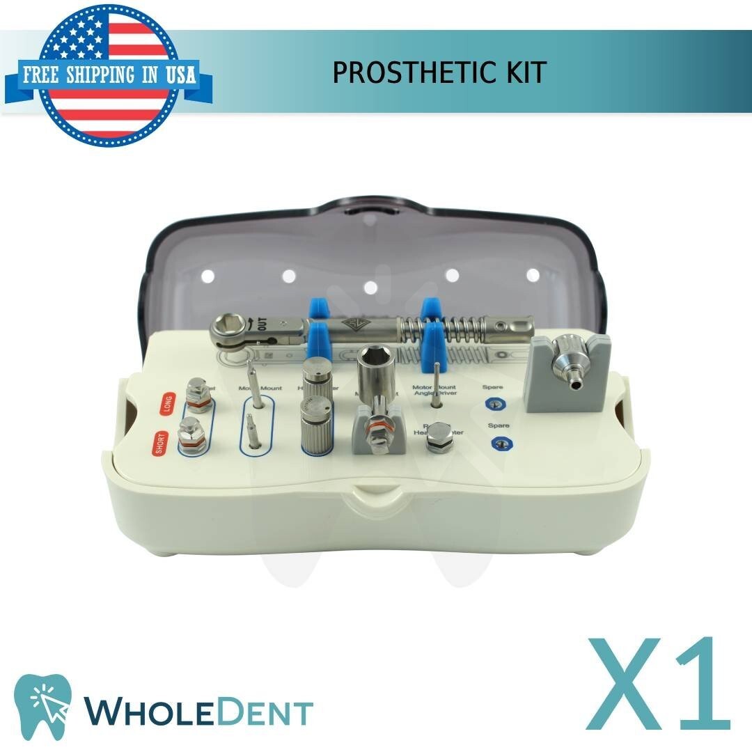 Prosthetic Kit Compact & Precise Abutment Placement Tool 1.25mm Hexagon Screw