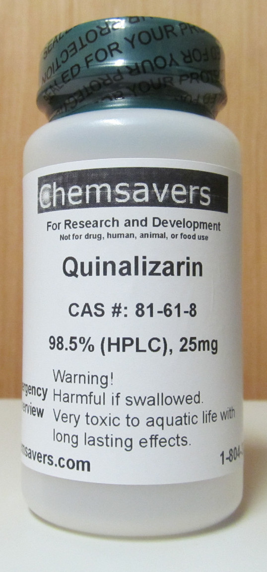 Quinalizarin, 98.5% (HPLC), Certified, 25mg