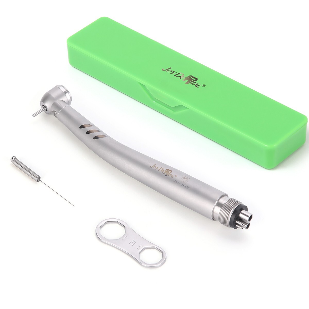 Dental Fiber Optic LED E-generator High Speed Handpiece 4 Holes M4 Air Turbine