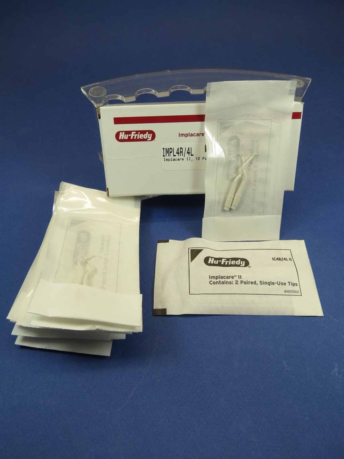 Dental Implacare II Tips 4R/4L IMPL4R/4L Set /12 Pair HU FRIEDY