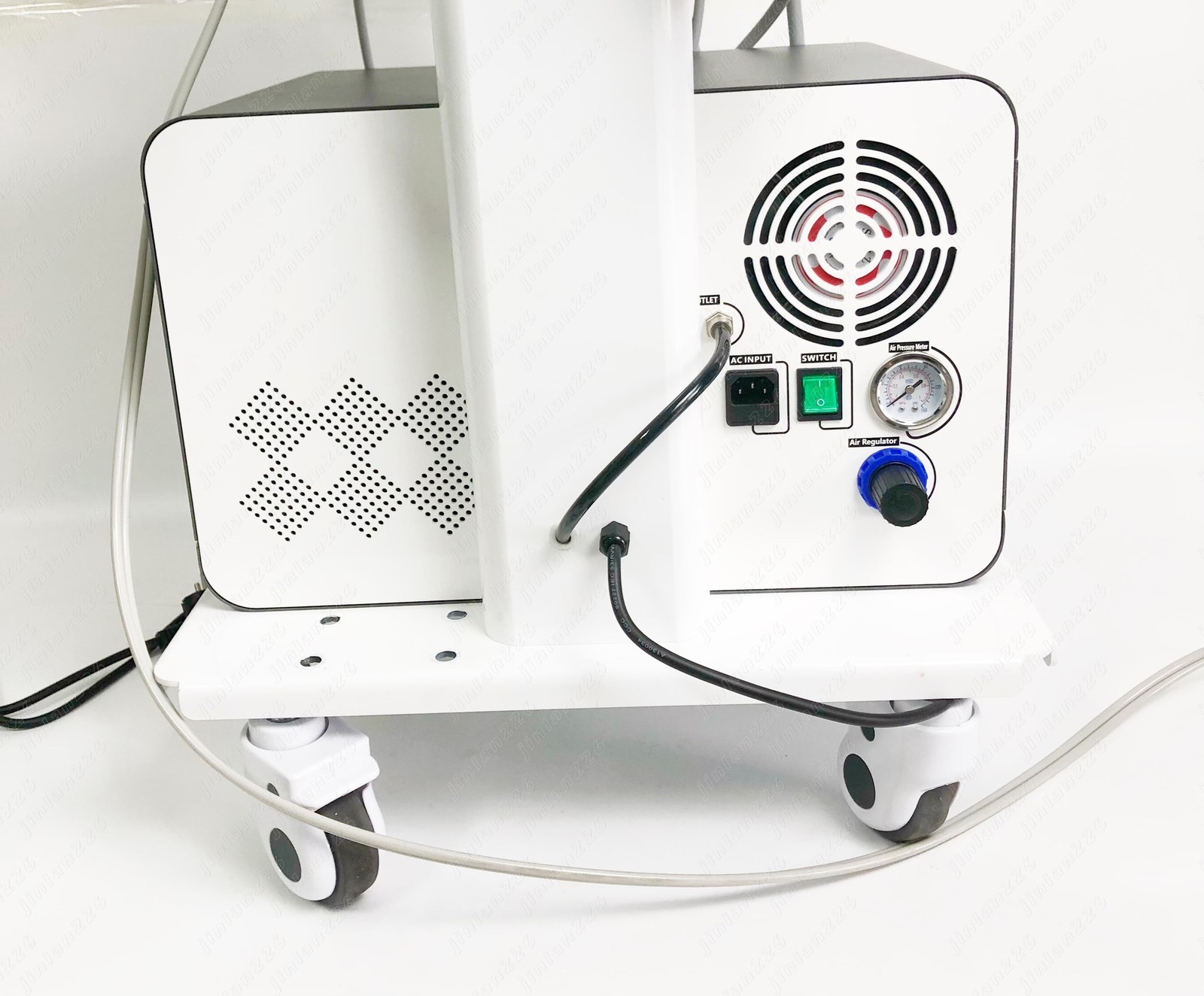 Portable Dental Delivery Unit Suction Air Compressor Cart