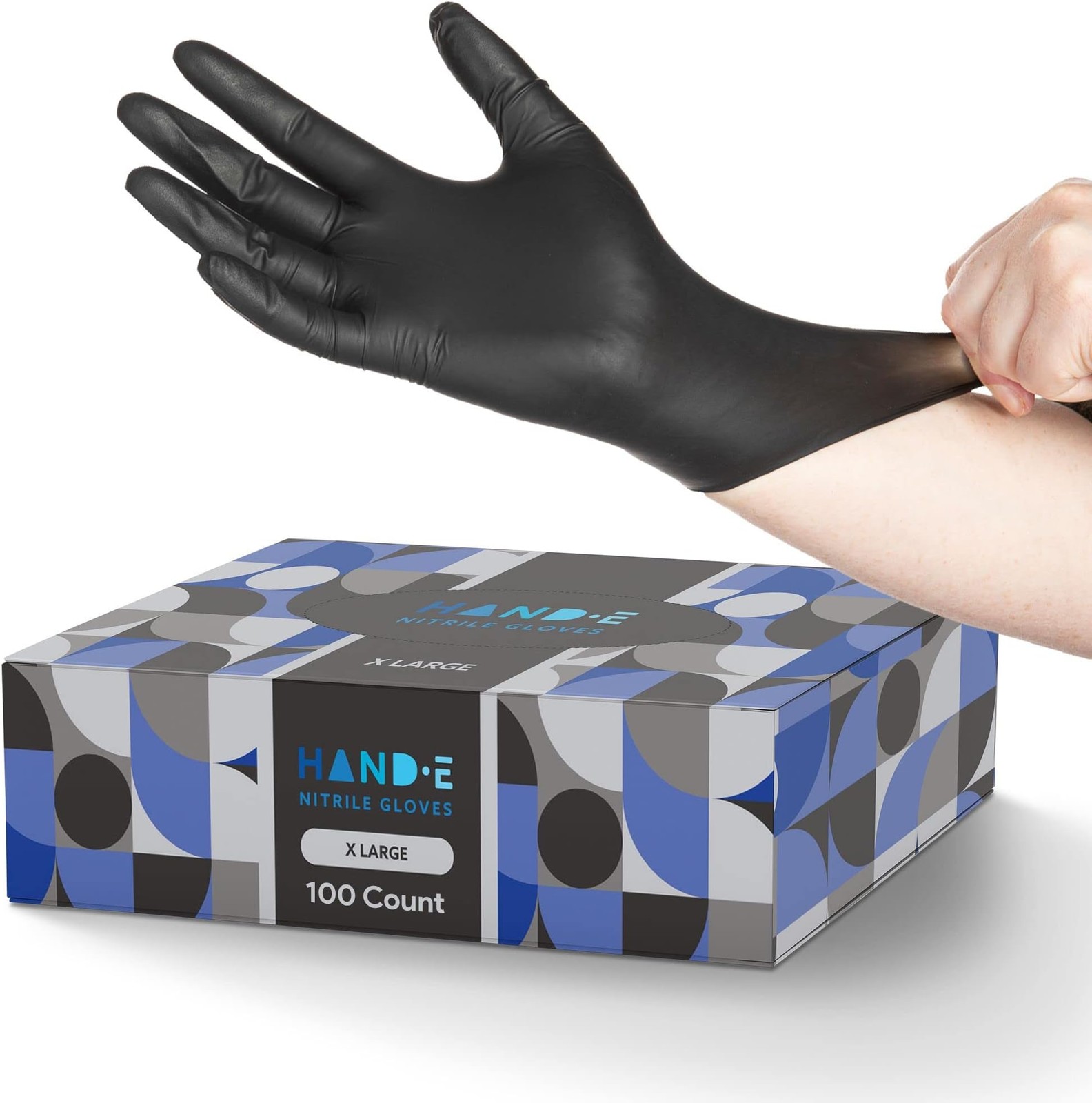 Black Nitrile Disposable Gloves -BBQ, Tattoo, Hair Dye, Cooking, Mechanic Glo…