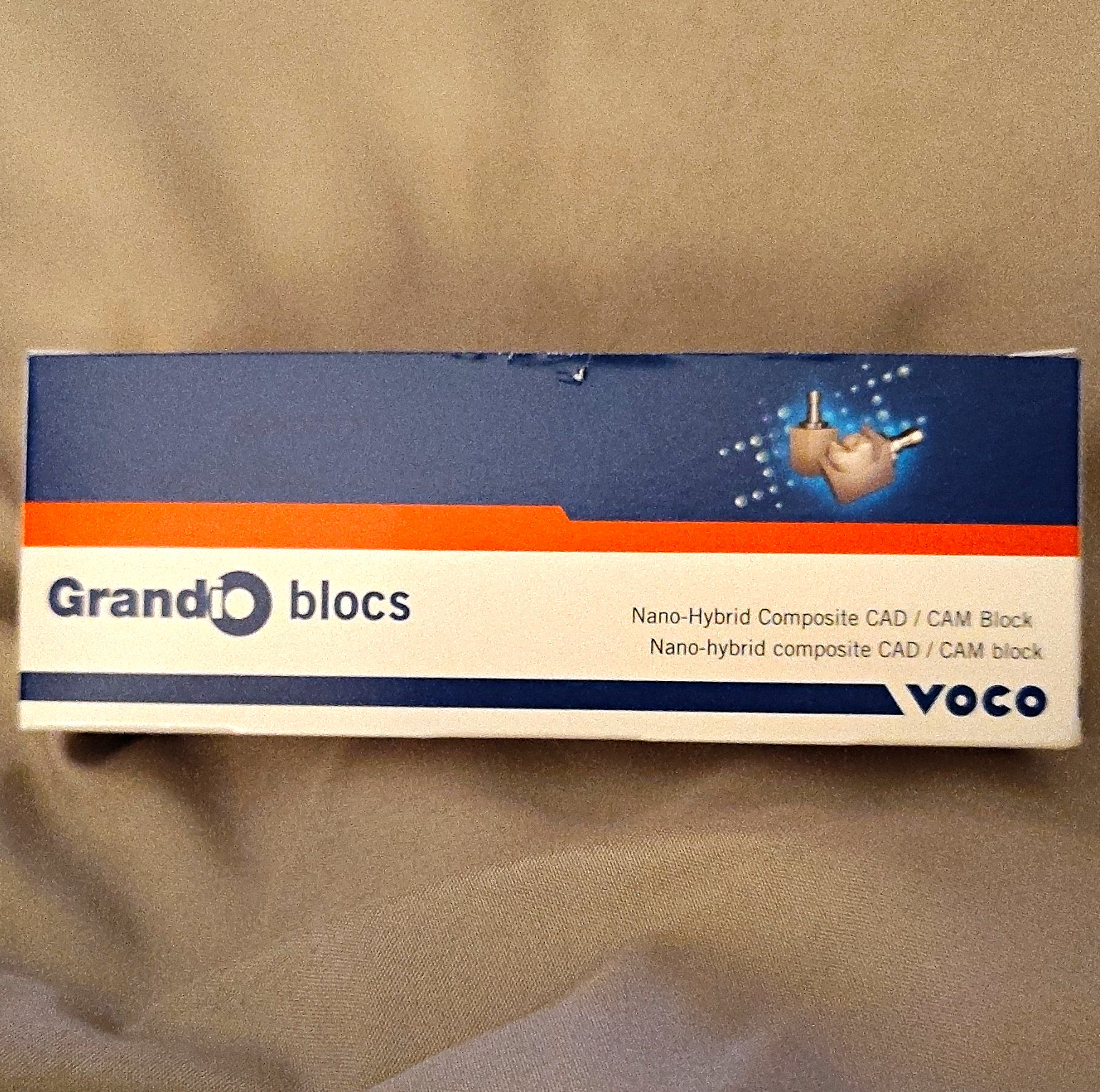 VOCO Grandio Blocs CAD/CAM Blocks – Size 14L Shade A2 HT REF 6028 -(5)(EXP 2030)