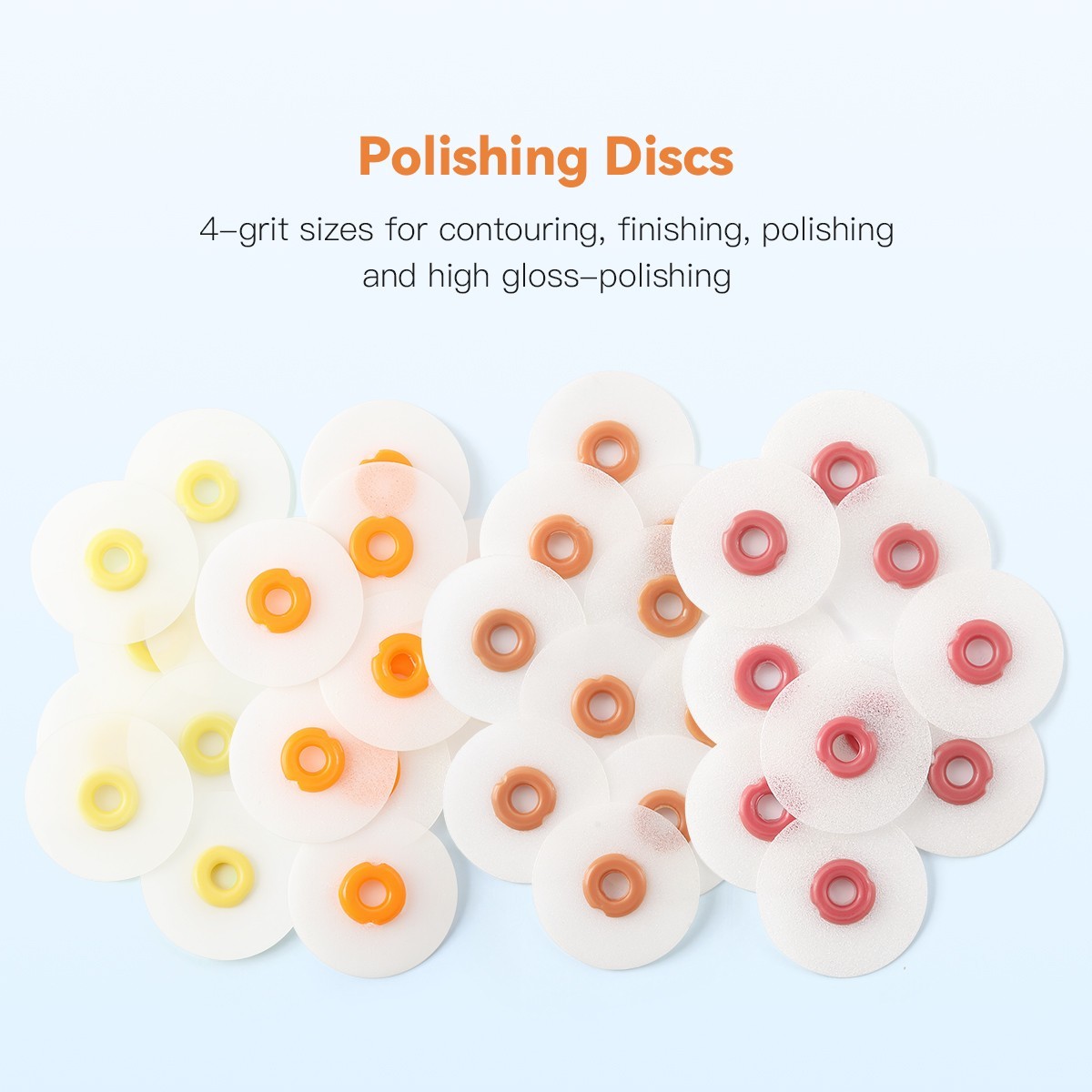 40pcs 12.5mm Dental Sof-Lex Composite Ceramic Polishing Finishing Discs