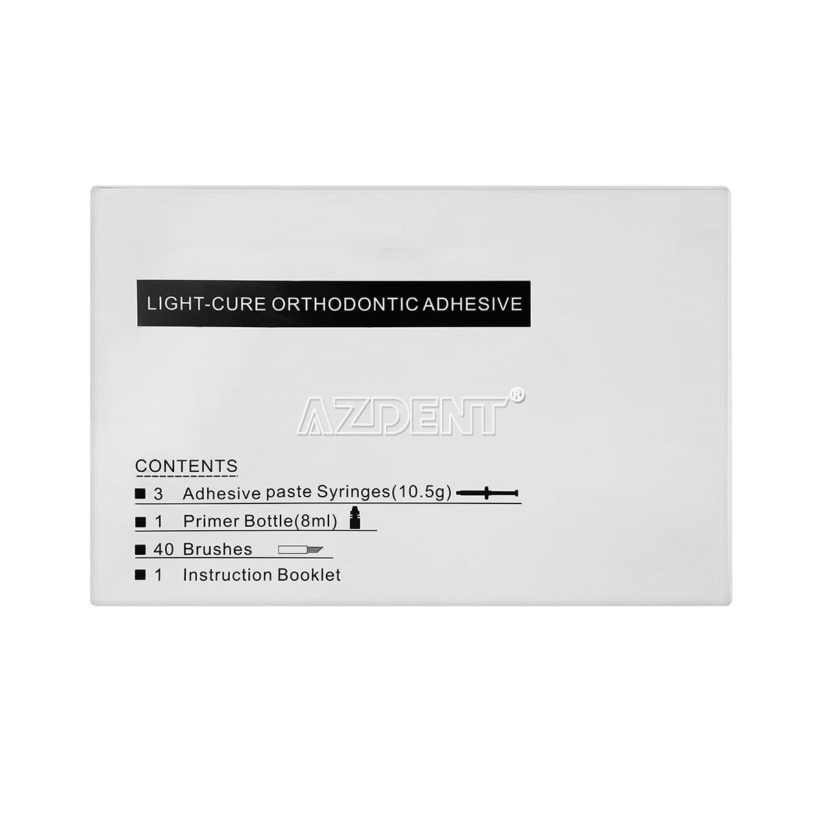 Dental Bracket Braces Glue Ortho Bonding Agents Light Cure Resin Composite Kit