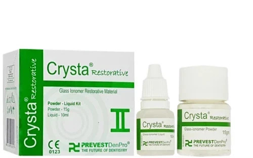 Denpro Crysta Restrorative 2 Glass Ionomer Restrorative Material Kit Free Ship