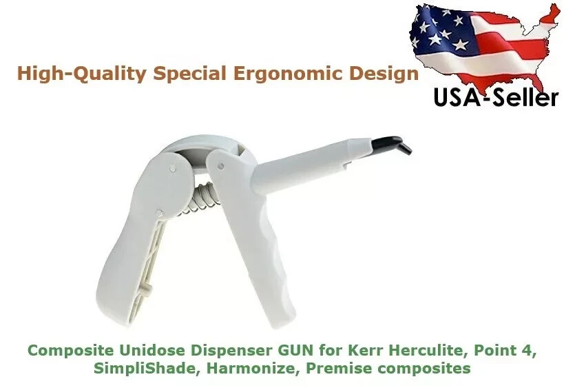 REDLAND Composite Unidose Dispenser GUN for Kerr brand composites – [Grey color]