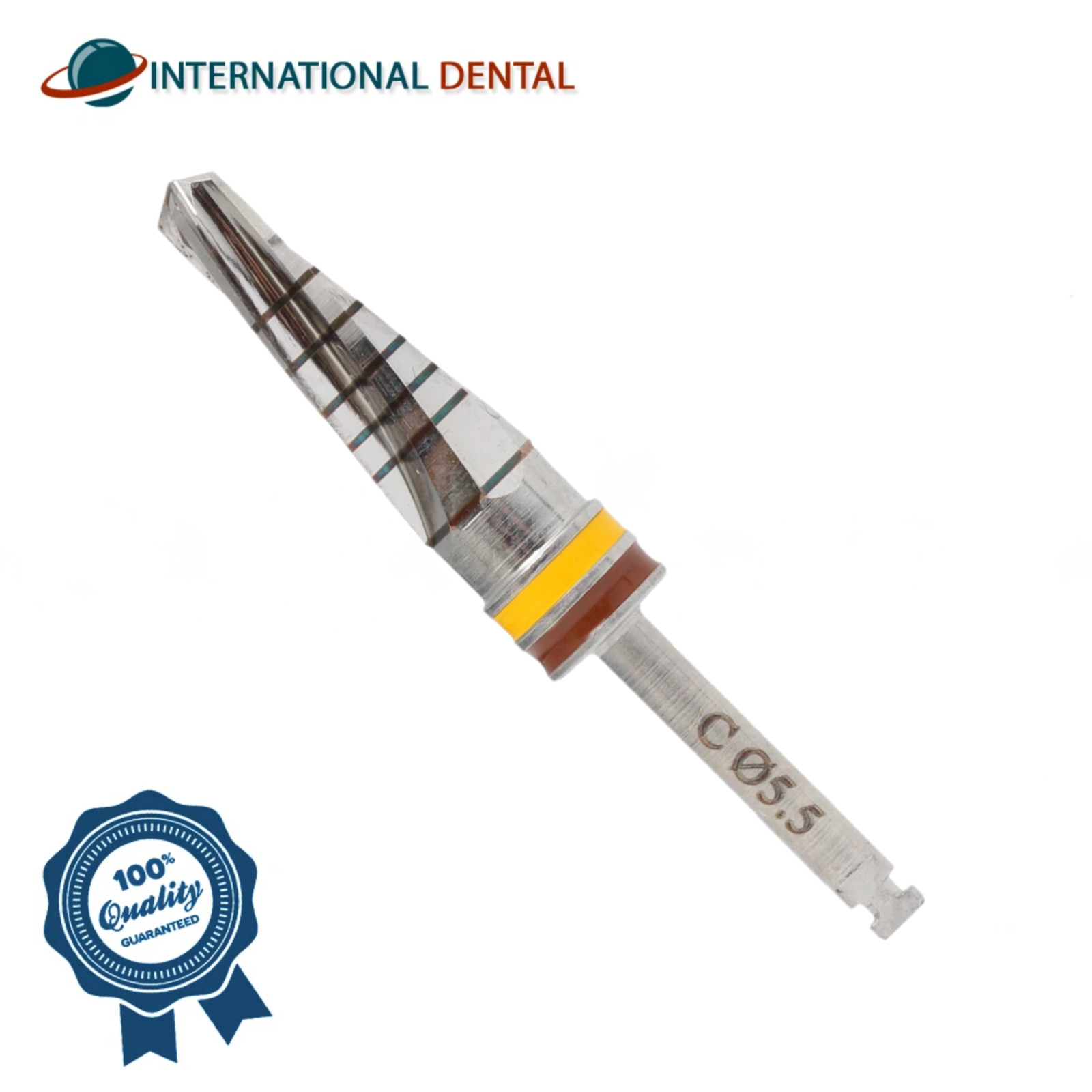 Conical Drill Externally Irrigated 3.1mm X 5.5mm Dental Fixture Surg Tool