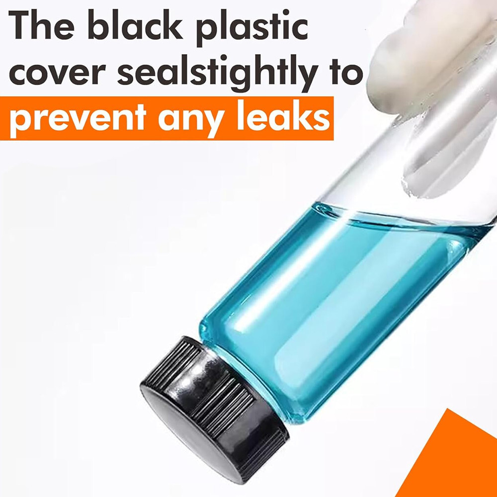 100*5ML Mini Liquid Sample Bottle&Screw Caps,Lab Vial Containers,for Perfume Oil