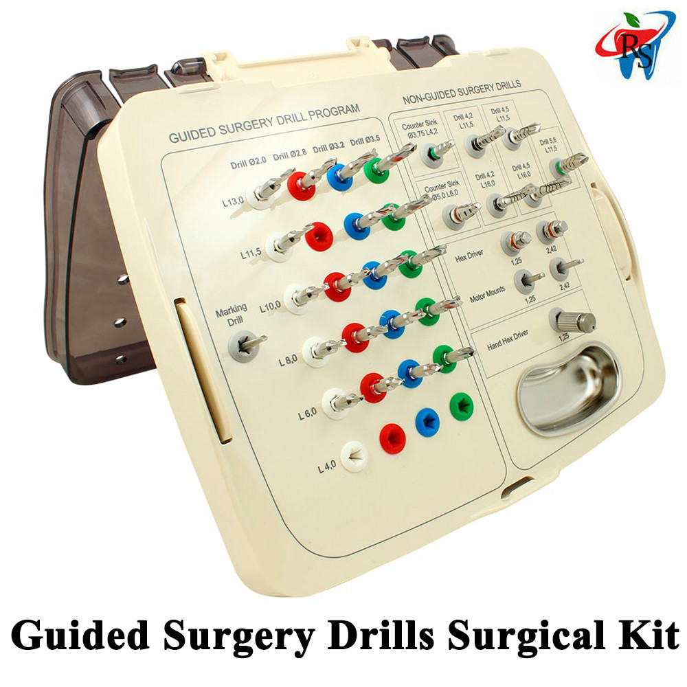 1pcs Dental Guided Surgery Drills Kit Surg ical Tool Impl ant