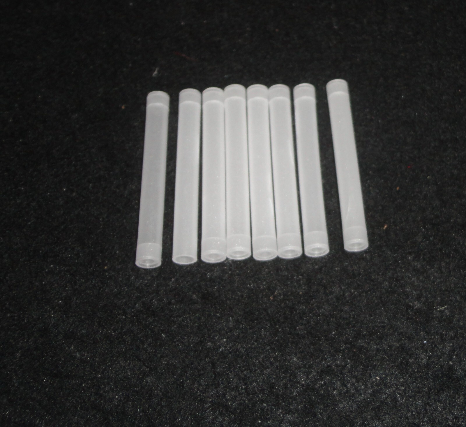 LOT OF (8) 99.95% HIGH PURITY TRANSLUCENT POLYCRYSTALLINE ALUMINA TUBE No.: 431