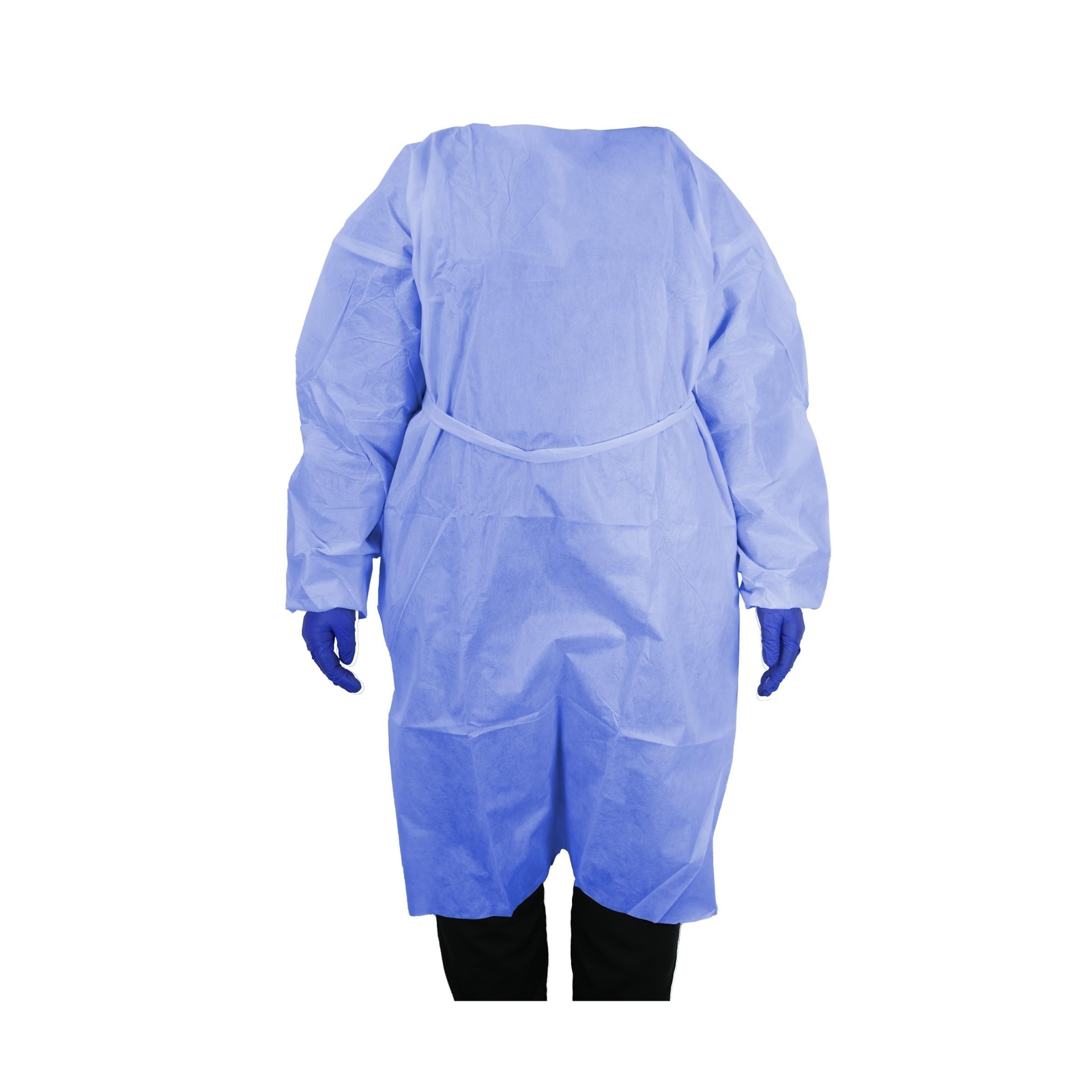 HCS X-Large Isolation Gowns – SMS, AAMI Level 2 – Elastic Cuffs, Neck Tape & …