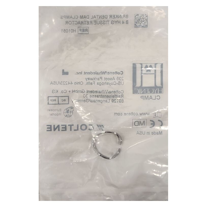 *1-Pack* Hygenic Brinker Dental Dam Clamp B-4 HYG Tissue Retractor H01051