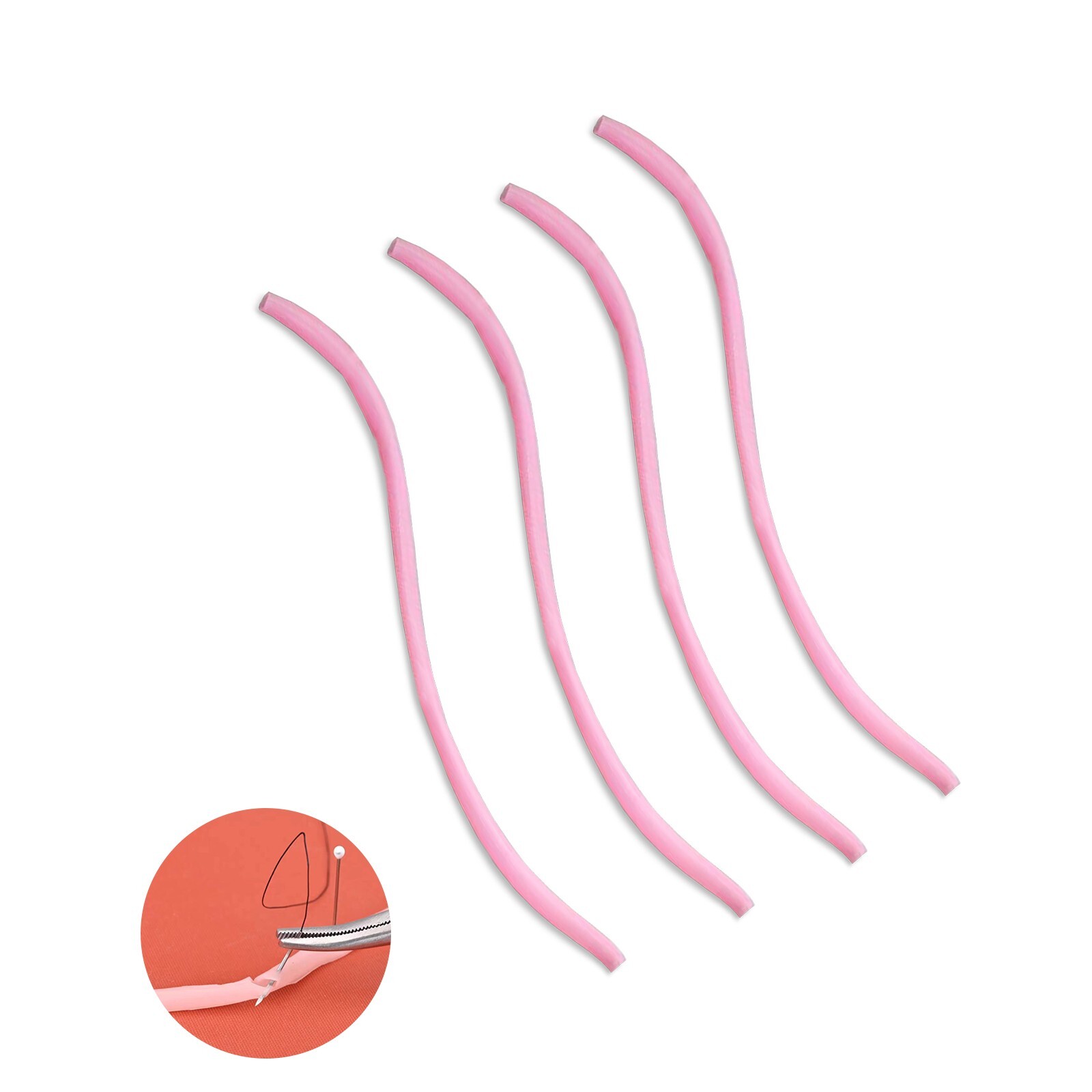 Microvascular Anastomosis Suture Practice Model Multi-Size Vessel Training Kit