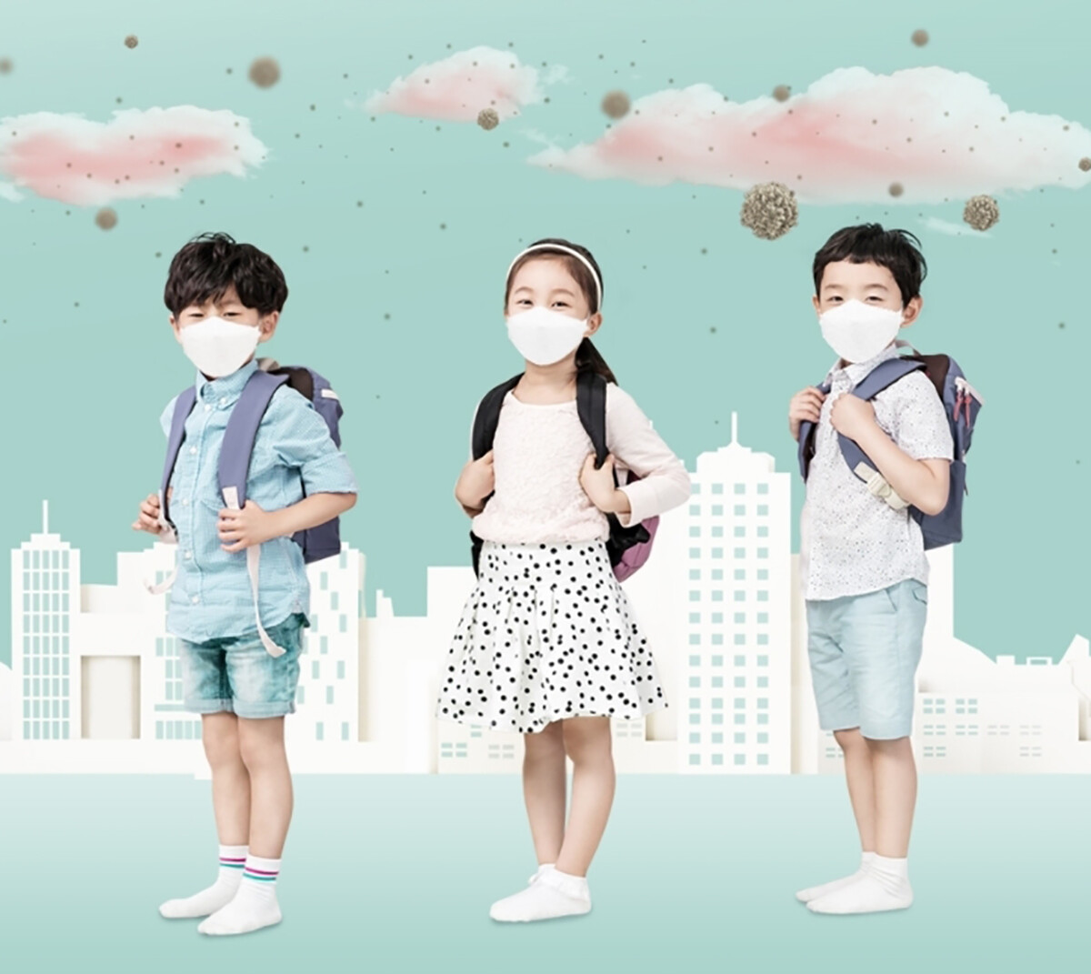 10 ETIQA KF94 Korean Face Mask Made in Korea Respirators Protective Adults Kids