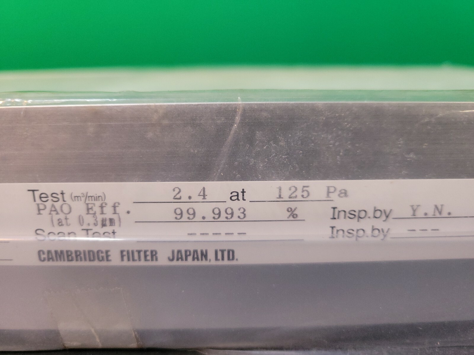 CAMBRIDGE ABSOLUTE Hepa Filter IT-203500F-JBL ☆ 99.993 PAO Efficiency