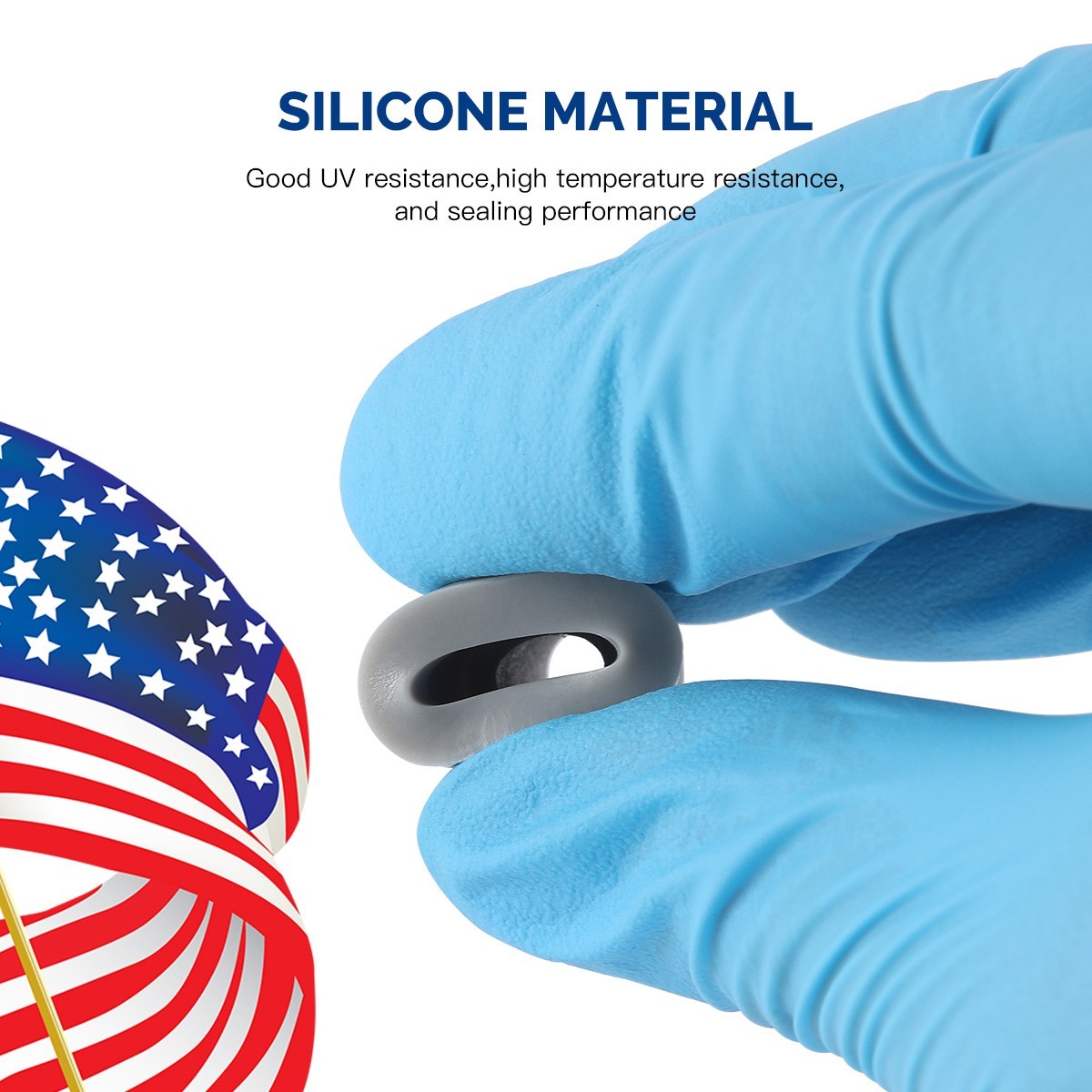 Dental Saliva Ejector Adapter Tip Strong Weak Suction Rubber Snap Replacement