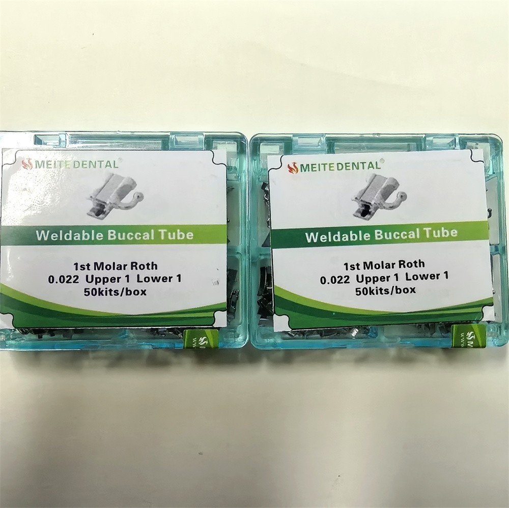 5Boxes Dental Orthodontic Buccal tube Weldable Roth/MBT 0.022″ U1 L1 1st Tubes