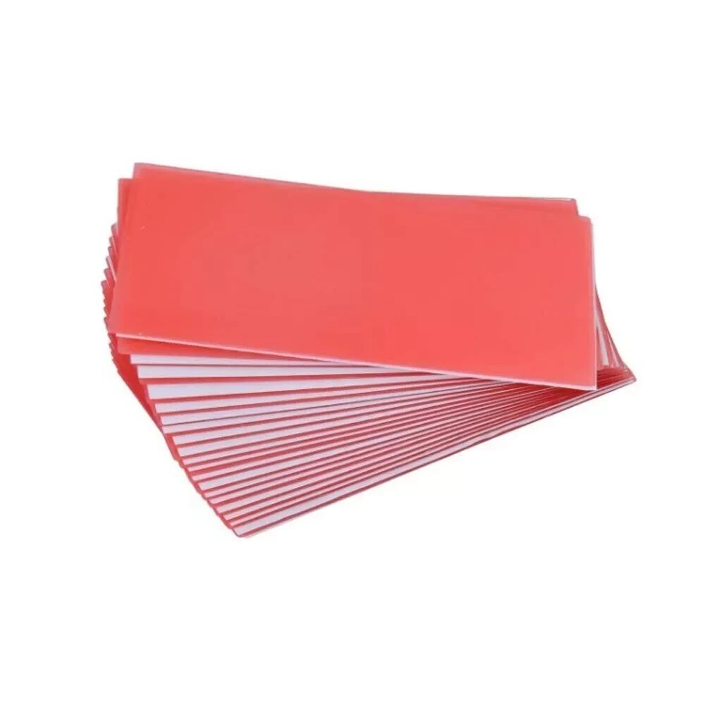 20 Sheet/Box Dental Lab Base Plate Red Utility Wax Sheets 1.3mm For Correction