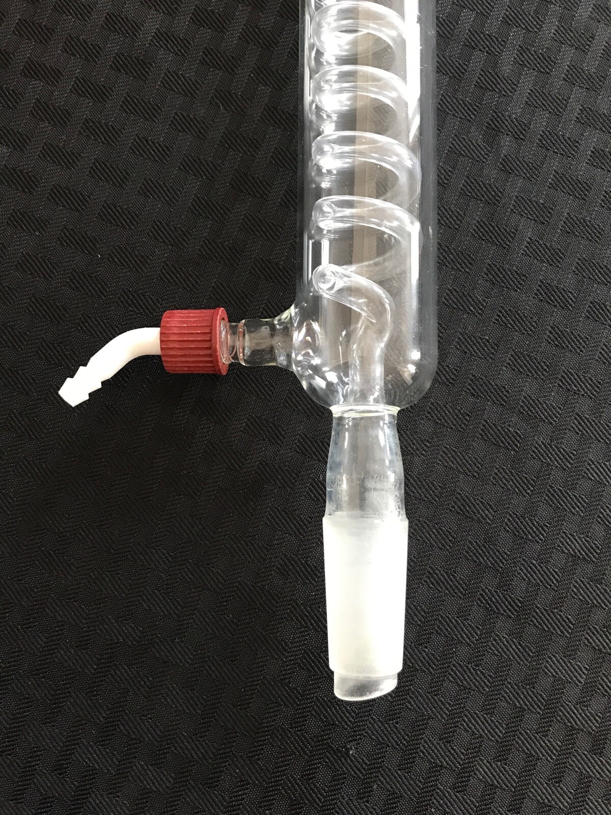 PYREX 24/40 Glass Jacketed Graham Condenser GL-14 280mm EL 450mm OAL B