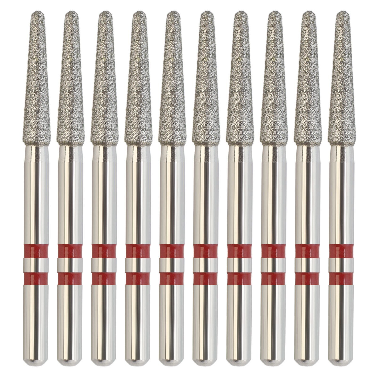Zirconia Diamonds Friction Grip Burs Egg Football Ball Round End Taper Cylinder