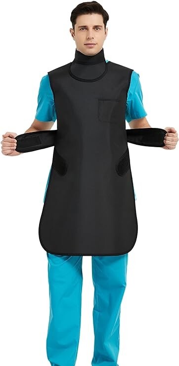 0.5mmpb Xray Lead Apron and Thyroid Shield,Dental Lab Apron,Radiation Large