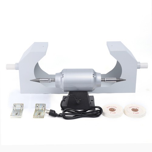Lathe Buffing Grind Polisher Benchtop Dental Lab Grinder Polishing Machine 550W