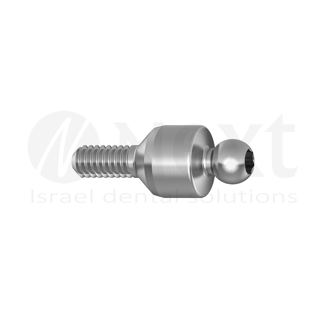 Lot x 5 Ball attachment abutment internal hex titanium 0.5-6 mm